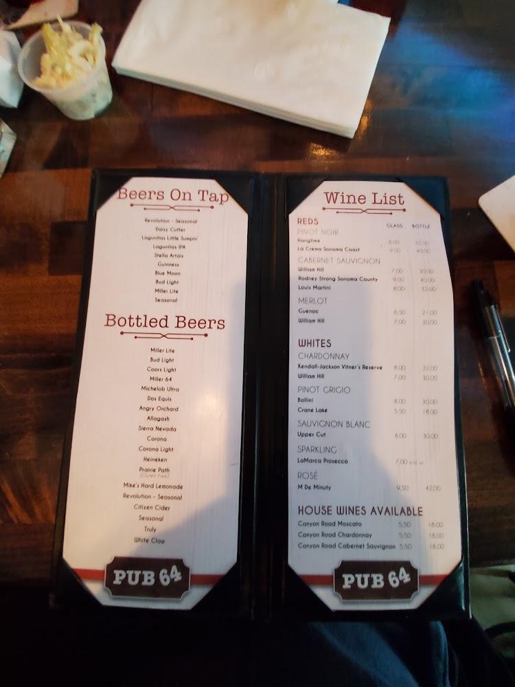 Pub 64 Menu image 3