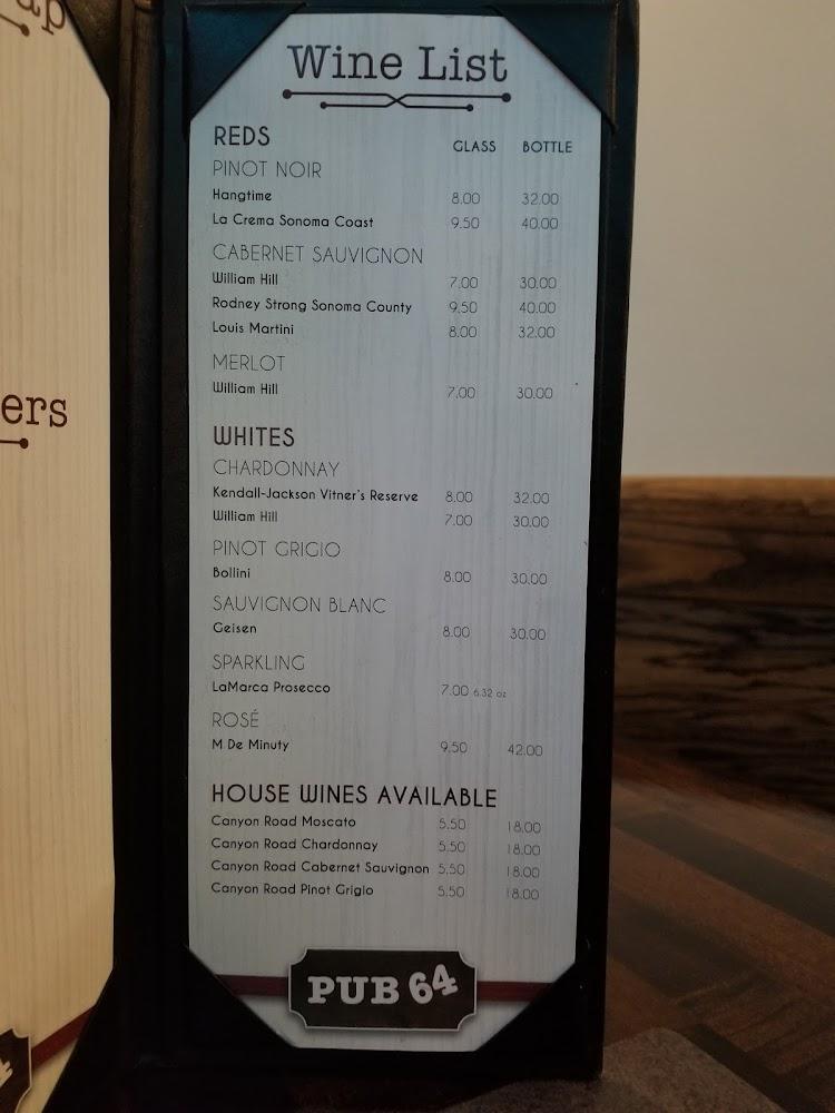 Pub 64 Menu image 4